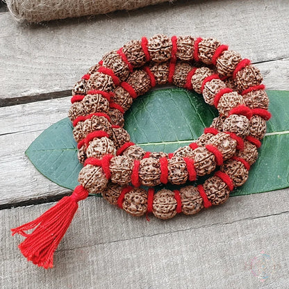 5 Mukhi Rudraksha Kantha Mala